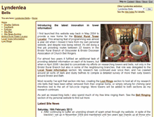 Tablet Screenshot of bells.lyndenlea.info